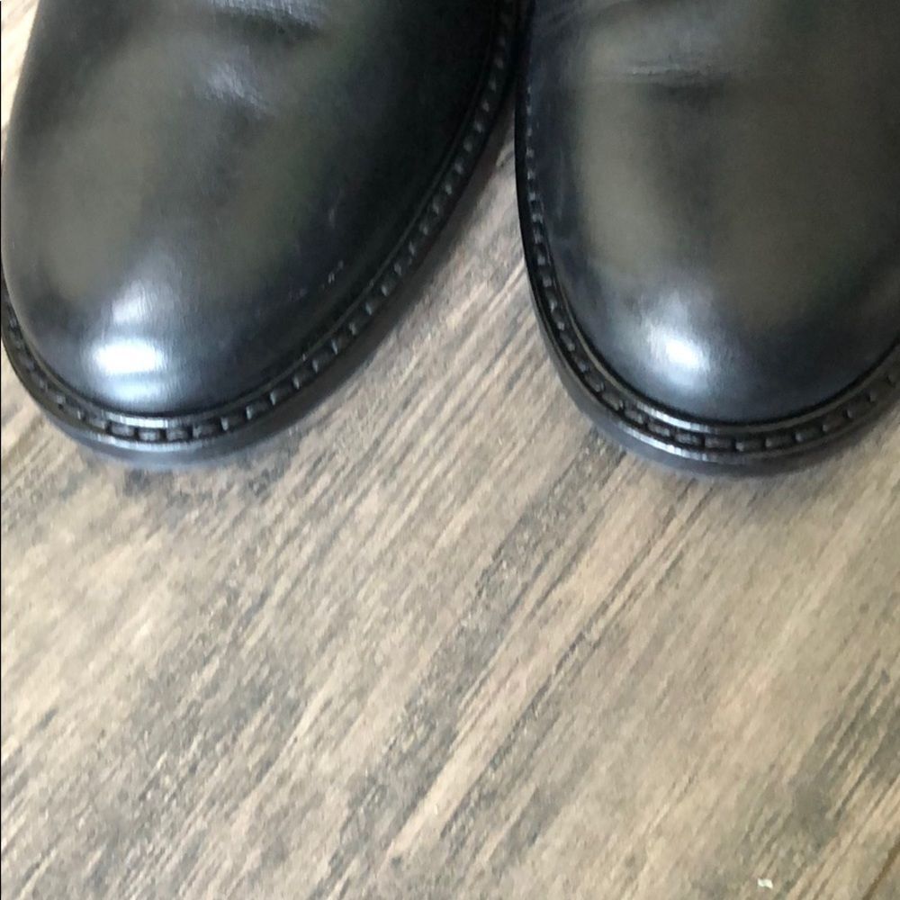 new
Aquatalia Brennen Black Leather Moto Boots - Picture 3 of 6